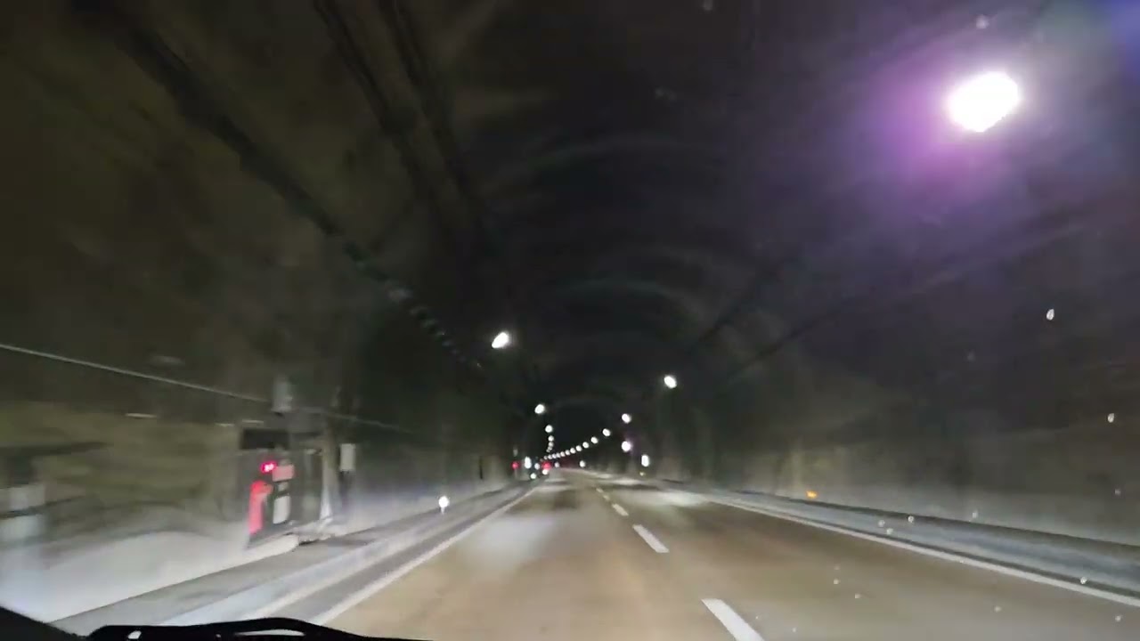 ガタガタの新神戸トンネルを走るだけ😬