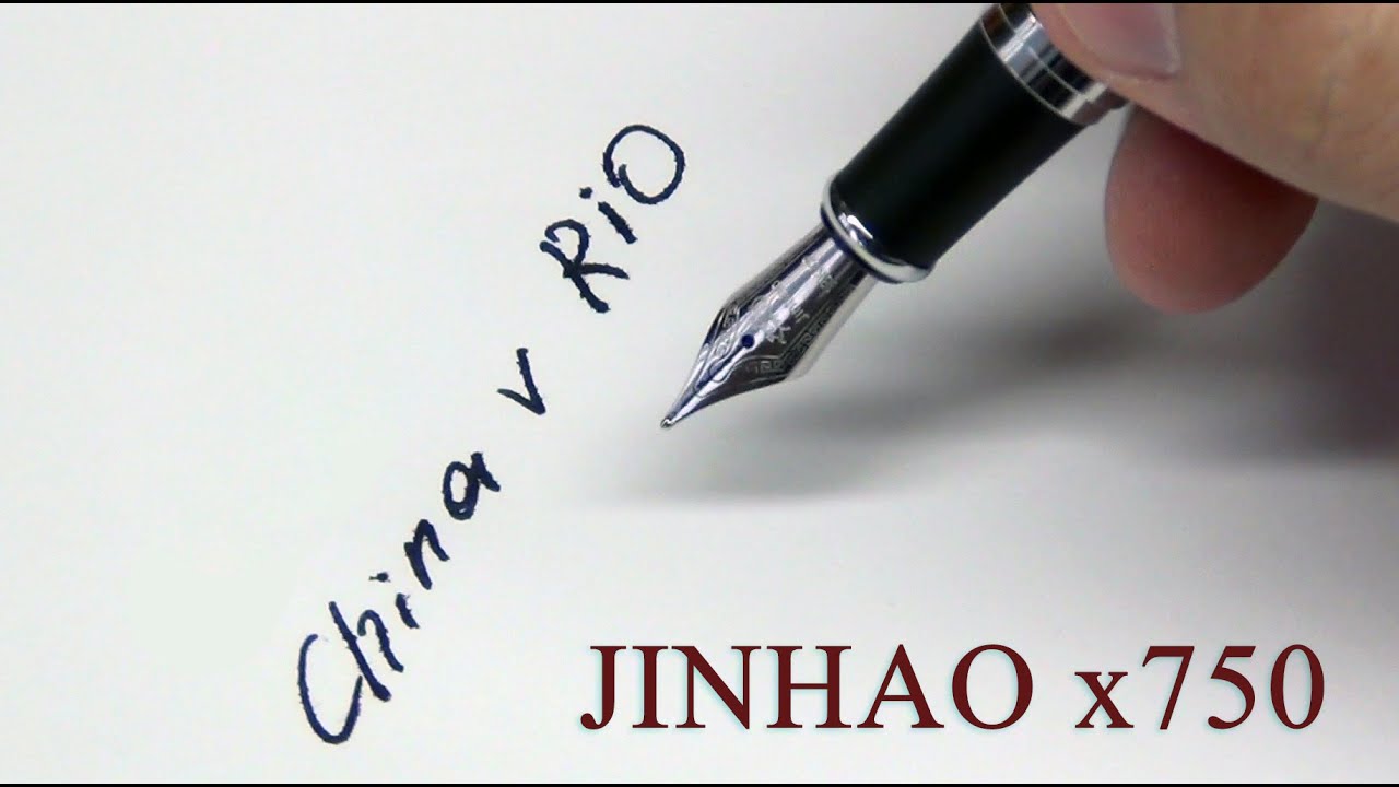 Посылки из Китая! Перьевая ручка JINHAO x750. С Алиэкспресс!