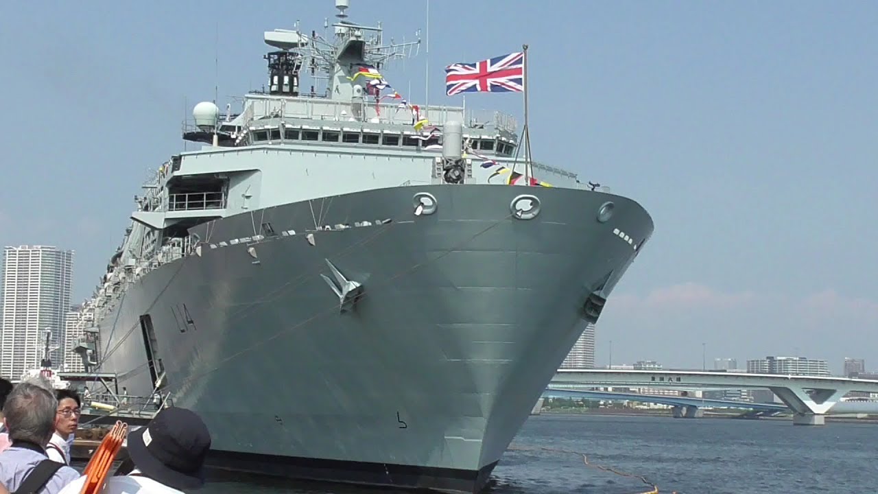 イギリス海軍　ドック型輸送揚陸艦　アルビオン　一般公開　艦内、ウェルドック編　晴海ふ頭　HMS Albion　L14 Well dock　Royal Navy JAPAN