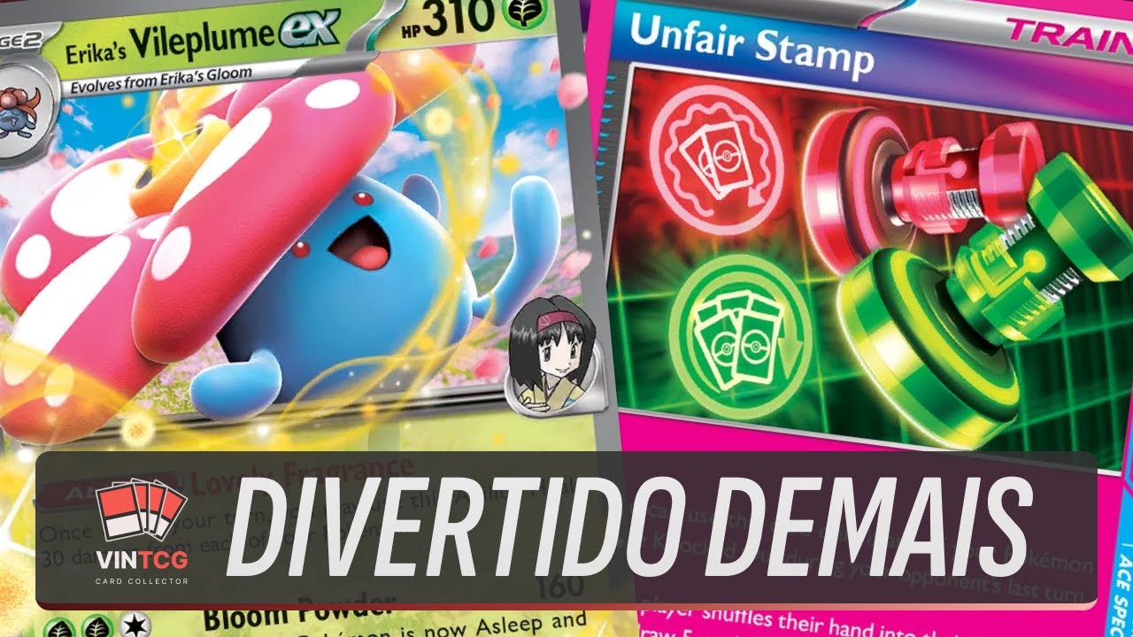 VILEPLUME DA ERIKA FUNCIONA E É MUITO DIVERTIDO DE JOGAR! | POKÉMON TCG LIVE