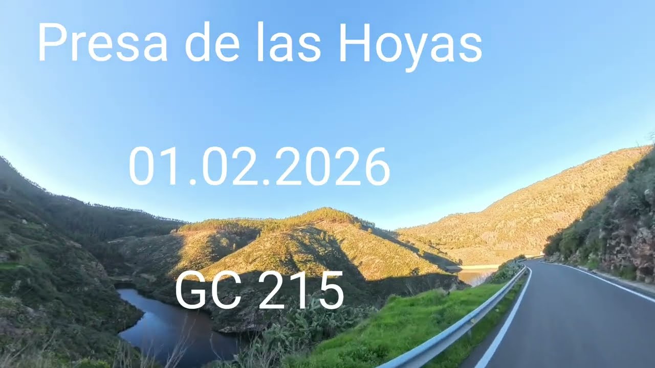 Presa de las Hoyas,GC 215,01.02.2026 Honda CB 1100
