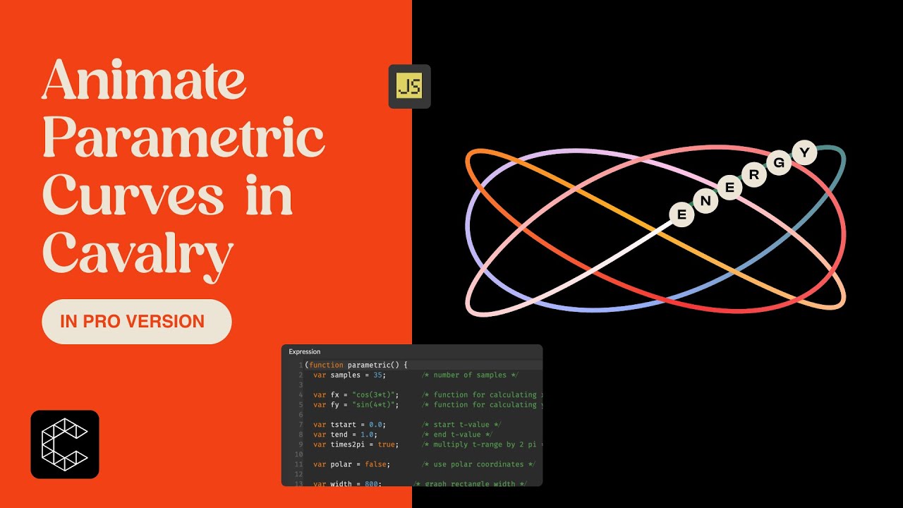 Animate Parametric Curves in Cavalry App / Javascript Shape & Chat GPT Magic