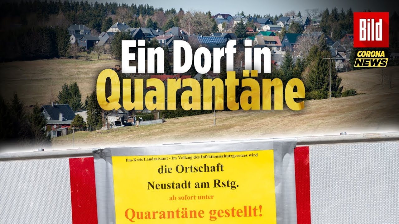 Alle hier lebenden Menschen dürfen ihre Häuser und Wohnungen nicht mehr verlassen