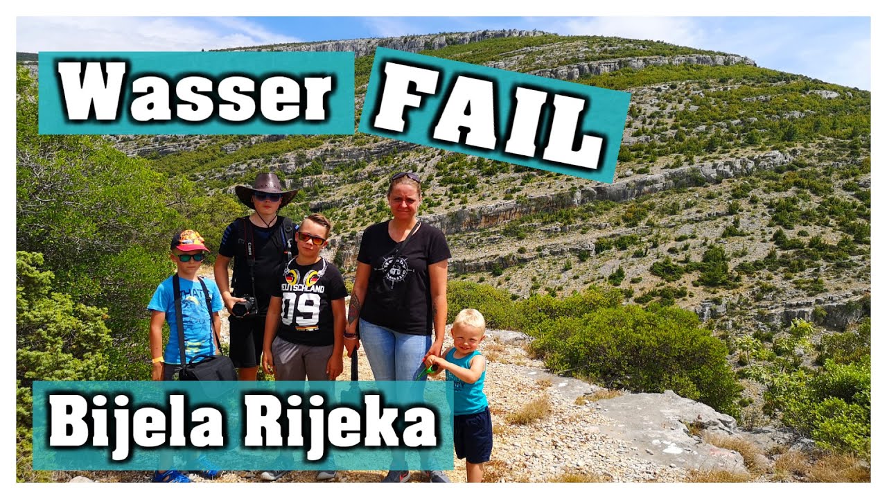 Abenteuer Kroatien #4 | (FAIL) Geheimtipp: Bijela rijeka | Wasserfall ohne Wasser | Hobbyfamilie