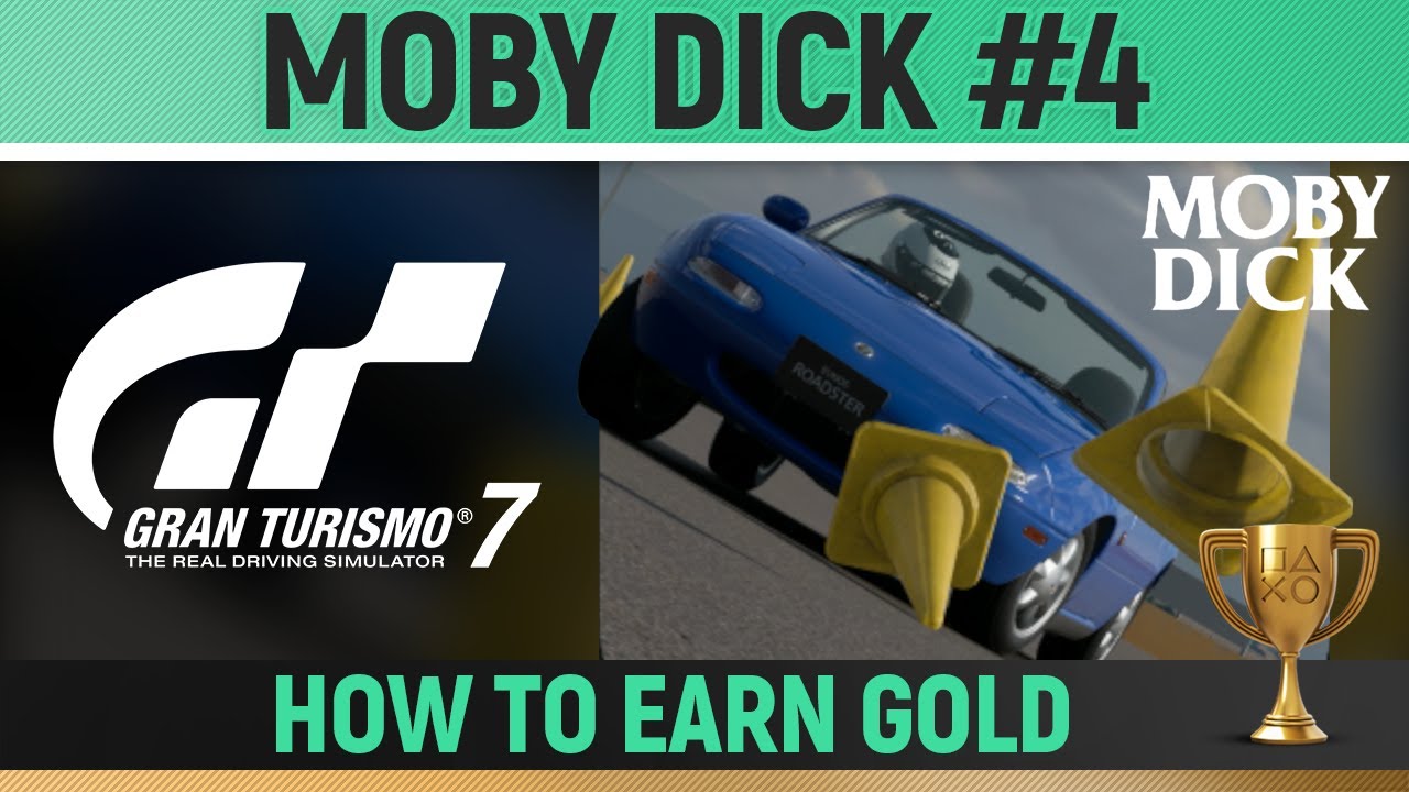 Gran Turismo 7 - Pylon Cone Knockdown 2 - Moby Dick 🏆 How to Earn Gold Mission Guide
