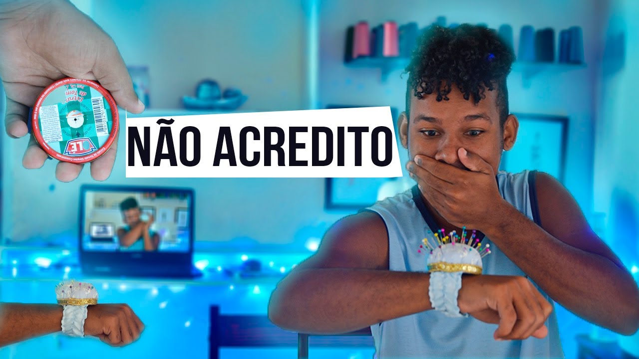 🍅 Alfineteiro de pulso com tampa de extrato de tomate - aprendam comigo