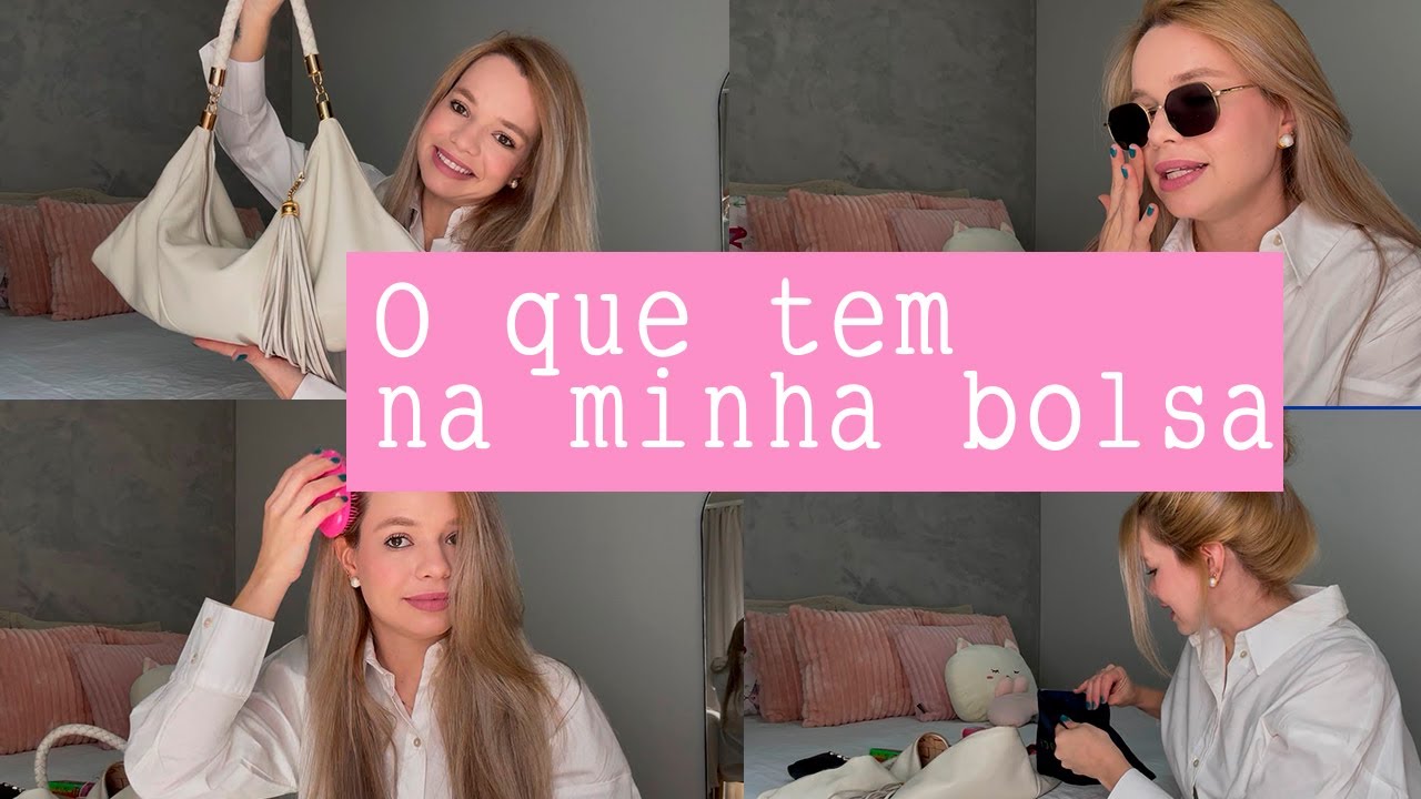 O QUE TEM NA MINHA BOLSA? 👛 Máxi Bag Luiza Barcelos 🤍✨