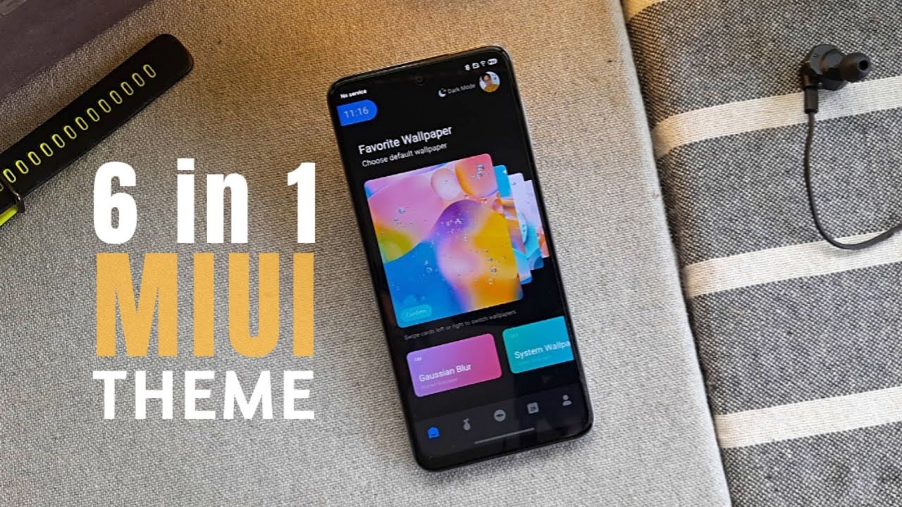 New 6 in 1 MIUI Theme with Cool Charging Animation | Best MIUI Theme 2020