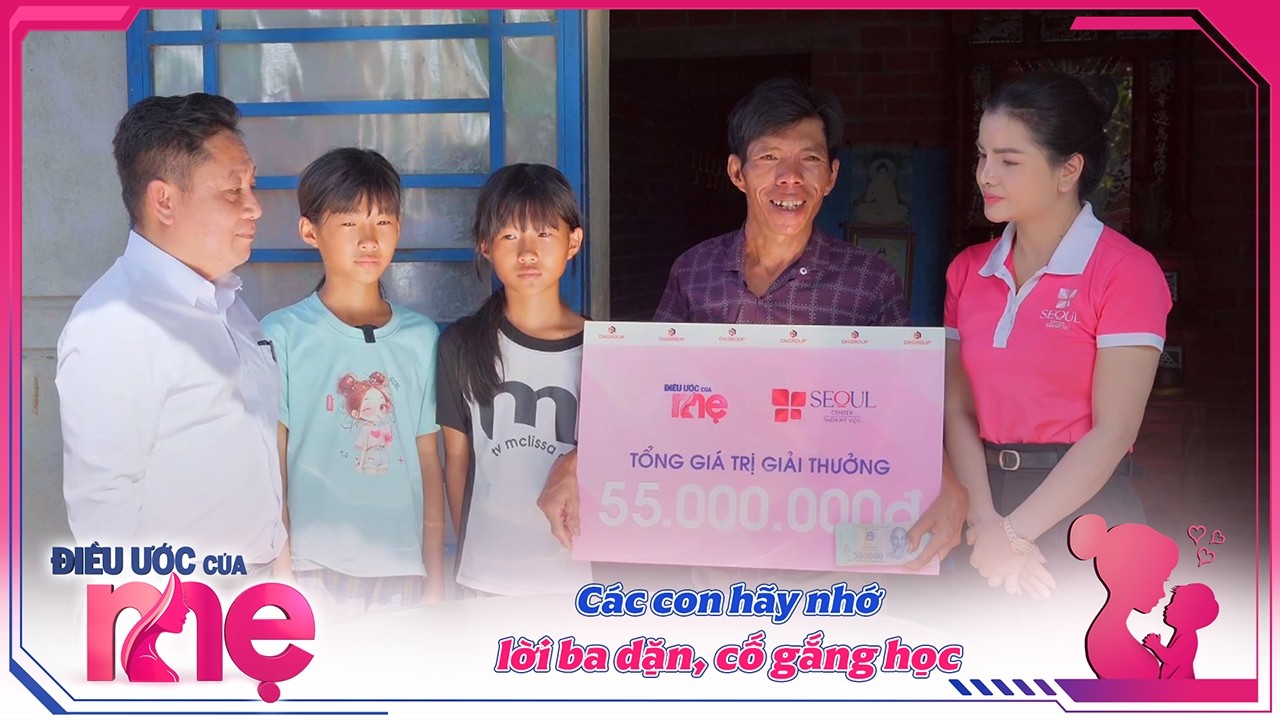 Anh Hoàng Anh cố nén cảm xúc khi trong ngày nhận tiền, luôn mong các con phải nhớ lời dặn của cha