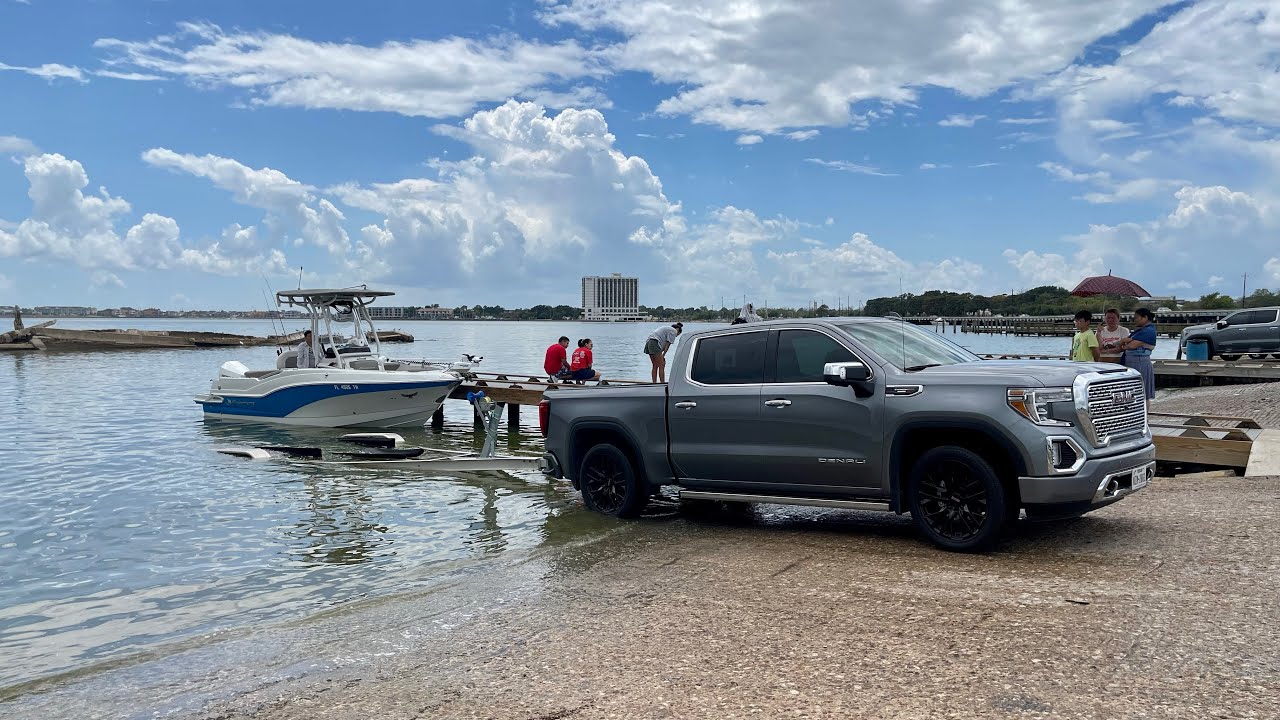 Boating on Clear Lake ft Galveston Bay - Kemah Texas USA