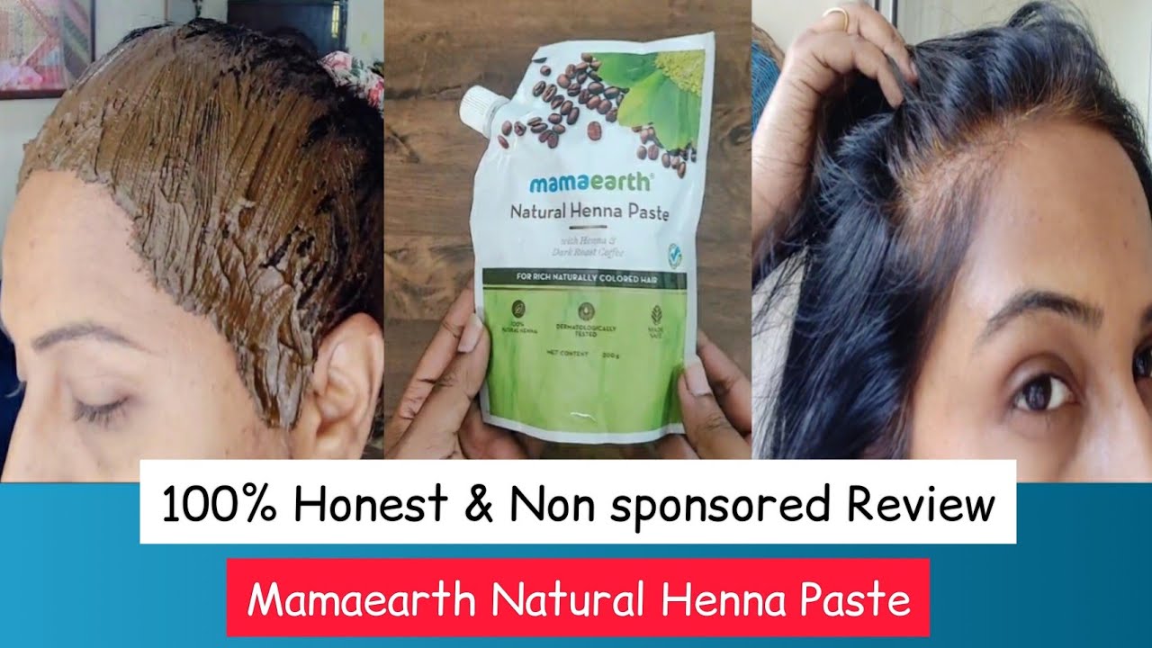Mama earth Natural Henna Paste Review | 100% Honest & Non sponsored | Pros & Cons