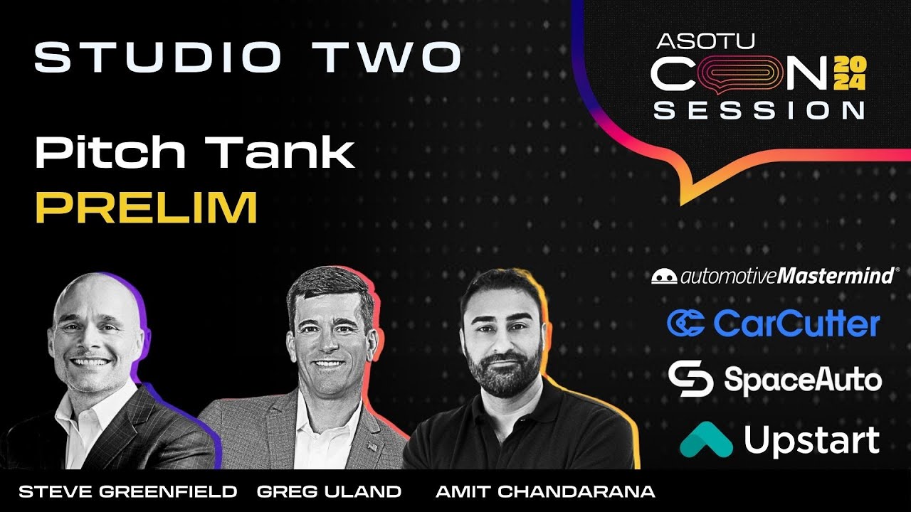 Pitch Tank Prelims - Hosted by Steve Greenfield | Studio Two | ASOTU CON 2024