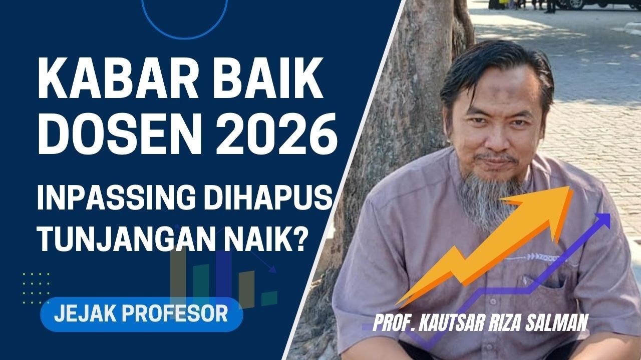 Kabar Baik Awal 2026: Tunjangan Profesi Dosen Disetarakan, Inpassing Resmi Dihapus! - JEJAK PROFESOR