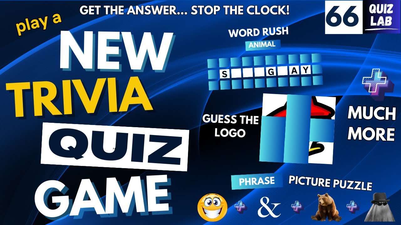 Enjoy a  NEW Trivia Quiz Game. GREAT Family Fun. Exciting Games.