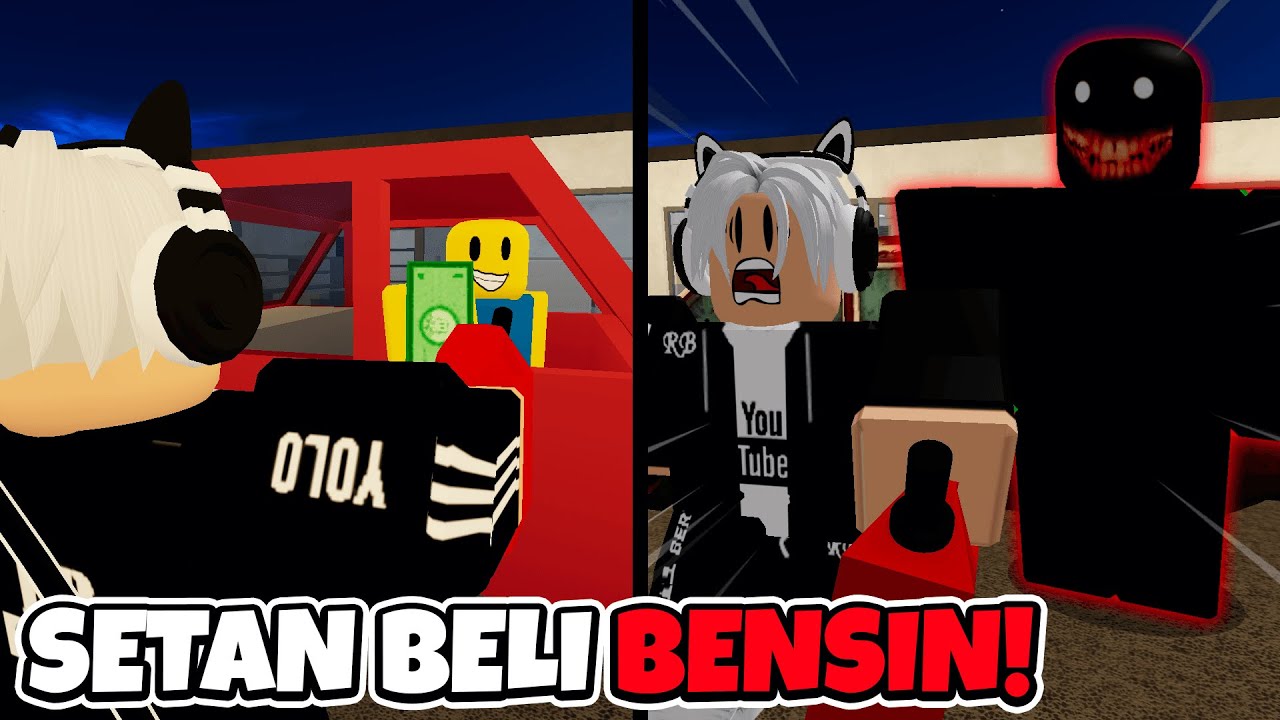 PARAH SI! KITA KERJA NGISI BENSIN MOBIL SETAN!!! 👻😨👻 | Roblox Midnight Fuel