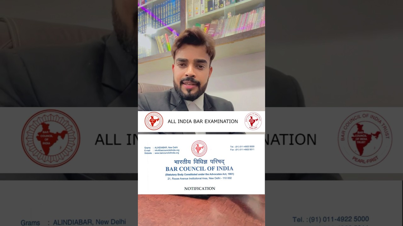 All India bar examination #aibe18 #evidanceact #law #newipc #newcrpc