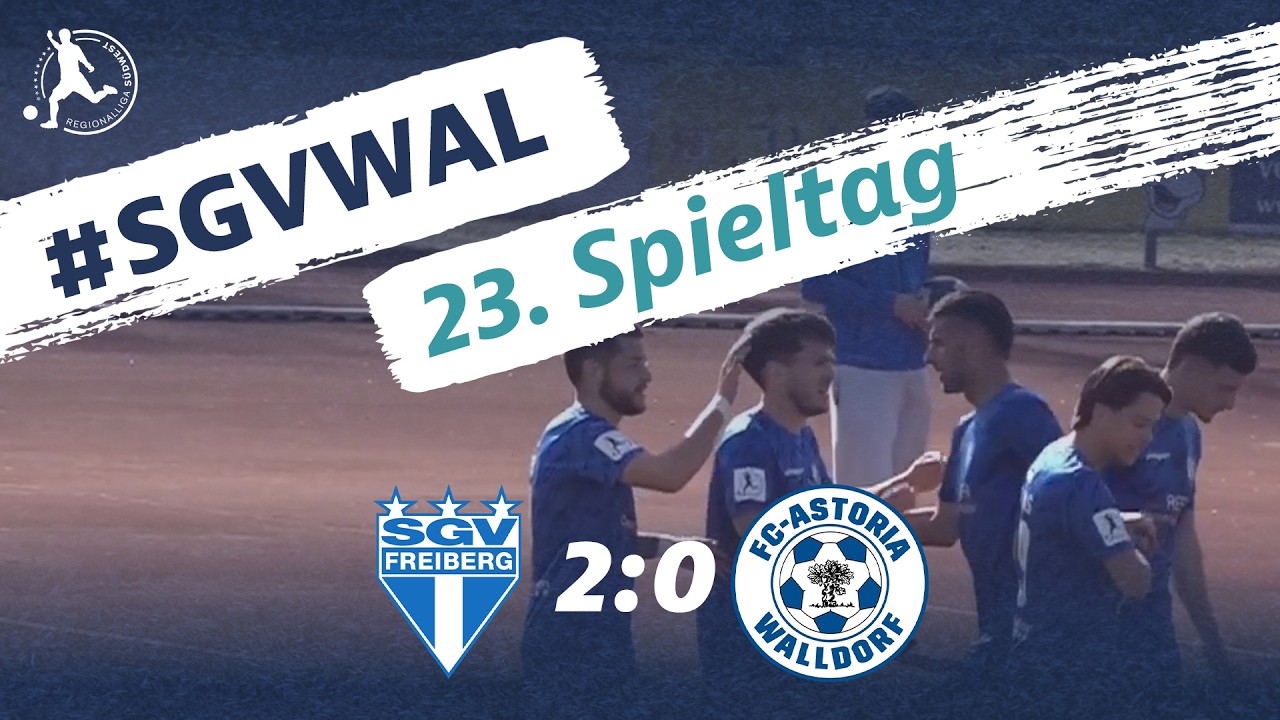 Souver&auml;ner Sieg | SGV Freiberg - FC-Astoria Walldorf | 23. Spieltag RLSW