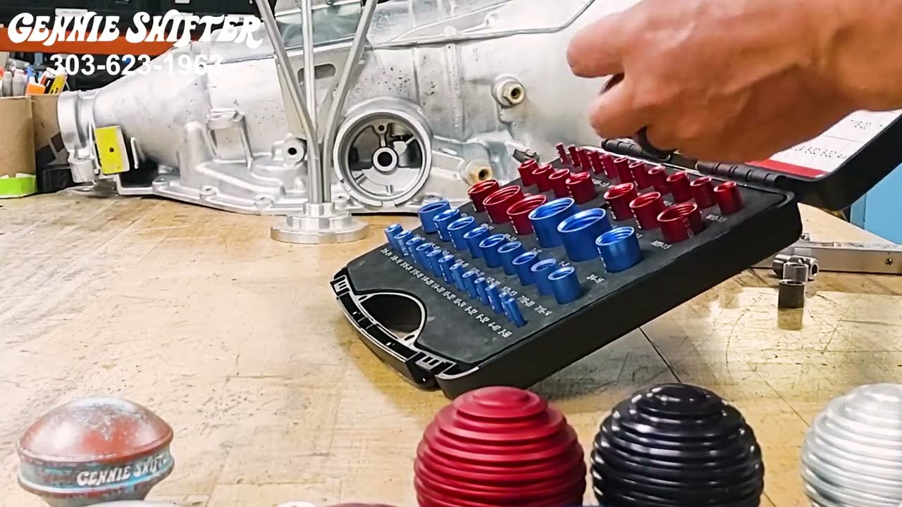 Thread measurement kit.  Great to help figure out yout shift stick thread pitch