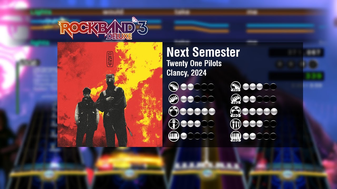 Next Semester by Twenty One Pilots [PRO RB3 Custom] [Updated!]