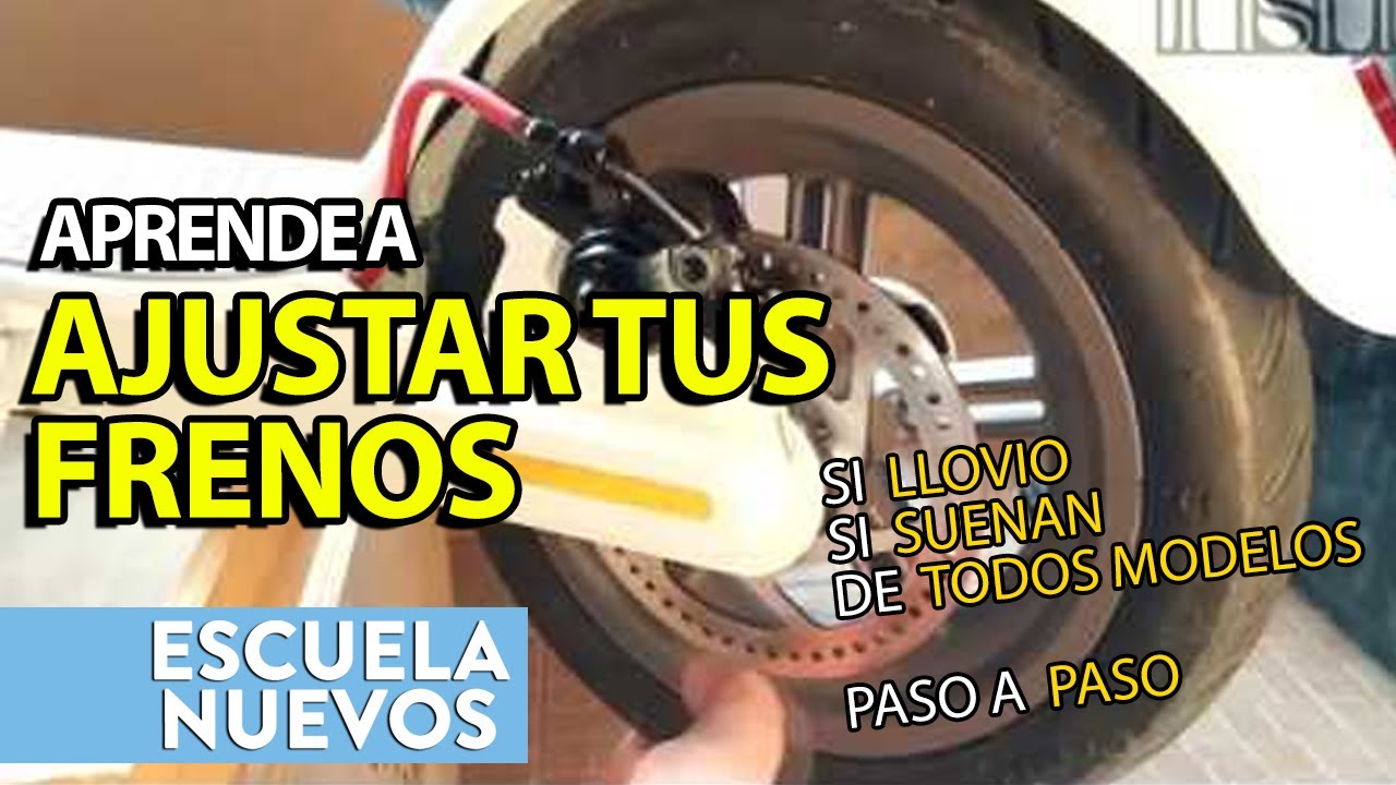 Tutorial AJUSTE de Frenos Scooter Eléctrica / Patineta Eléctrica