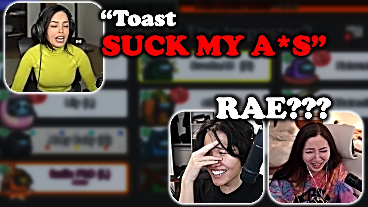 Fuslie reacts to Valkyrae telling Toast to SUCK her A*s
