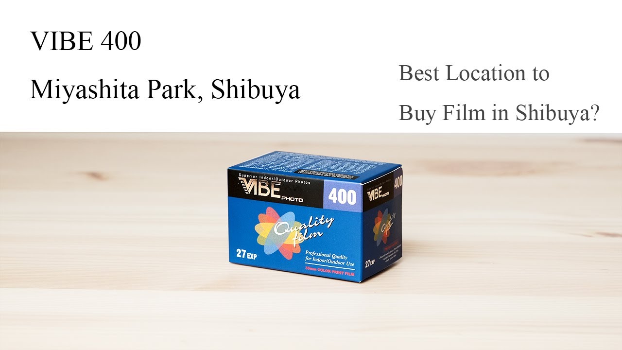 Vibe 400 35mm, Miyashita Park, Shibuya and Best Place to Buy films in Shibuya