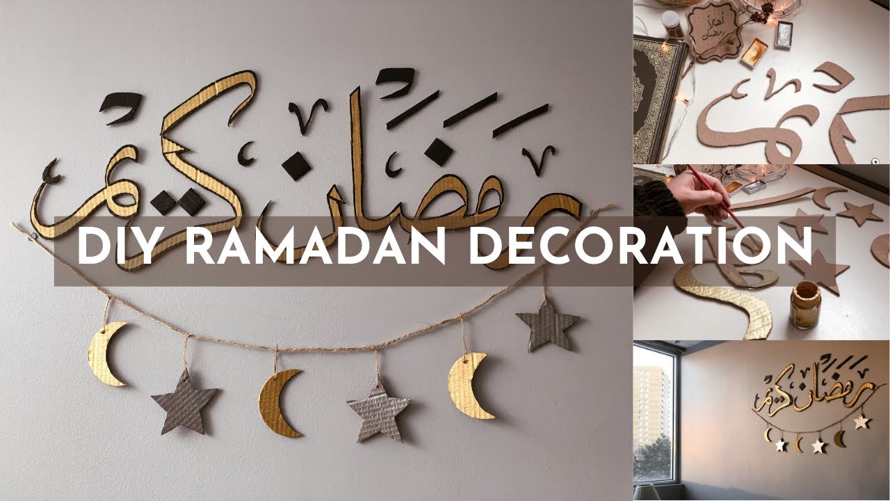 DIY Ramadan Decoration, Ramadan 2023 | Making Ramadan decoration at home