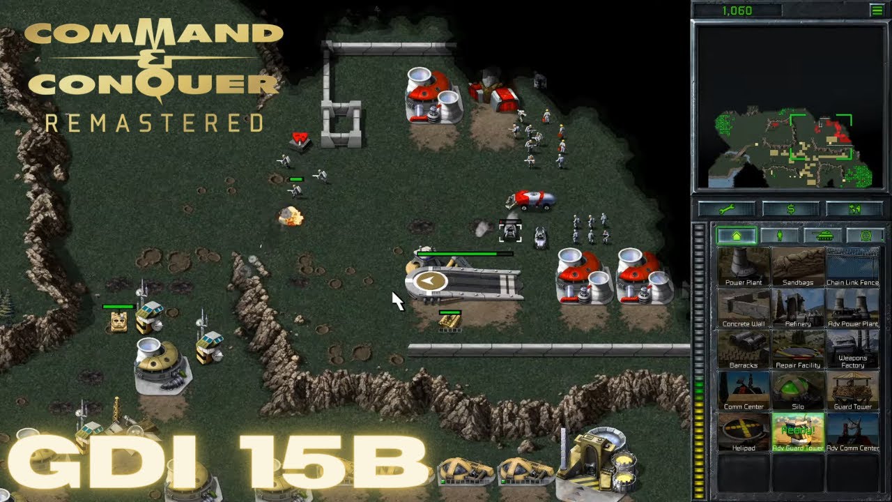 Command & Conquer Remastered — GDI Mission 15B — TEMPLE STRIKE, САРАЕВО, ЦЕНТР (сложный)