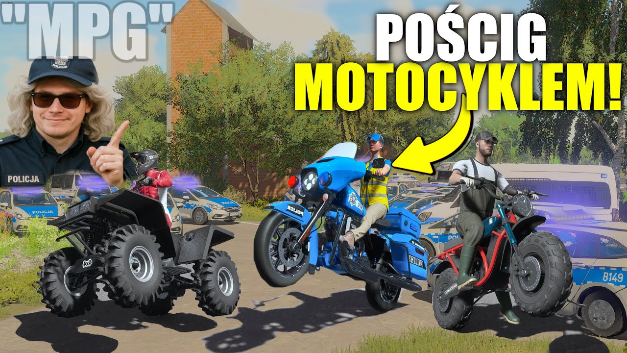 🔥SŁUŻBA👮‍♂️ na MOTOCYKLU Skończyła się POŚCIGIEM!😱 
