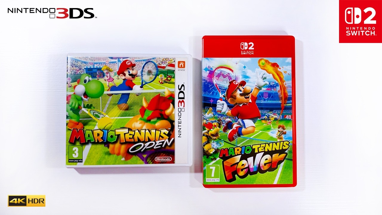 Mario Tennis Open (Nintendo 3DS) vs. Mario Tennis Fever (Nintendo Switch 2)
