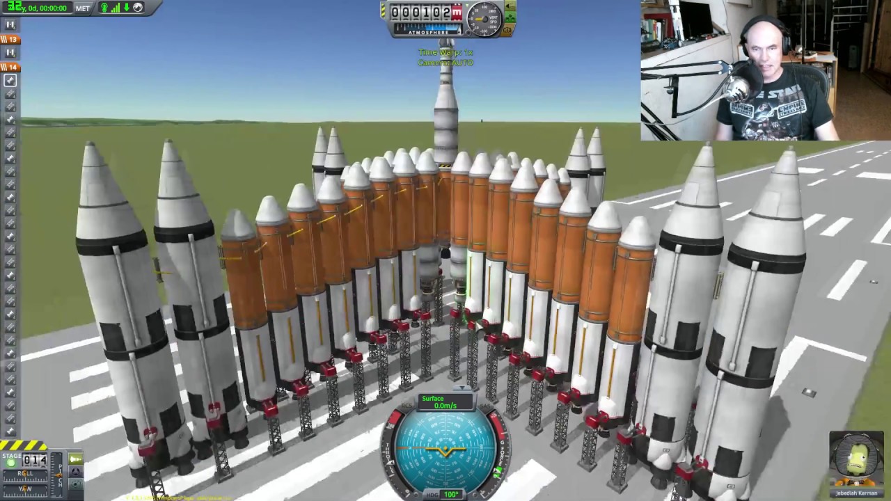 KSP Diving Into Sun & Racing to The Mun