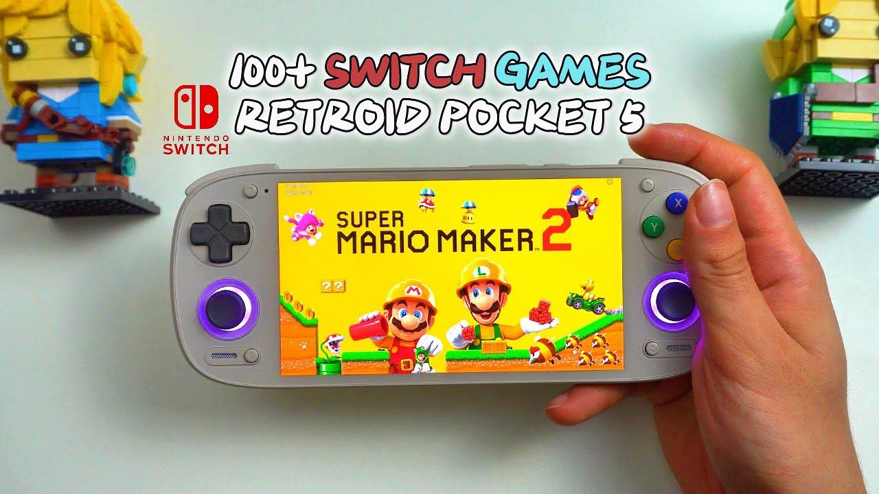 Probamos 100 Juegos de Switch en la RETROID POCKET 5 | PARTE 1