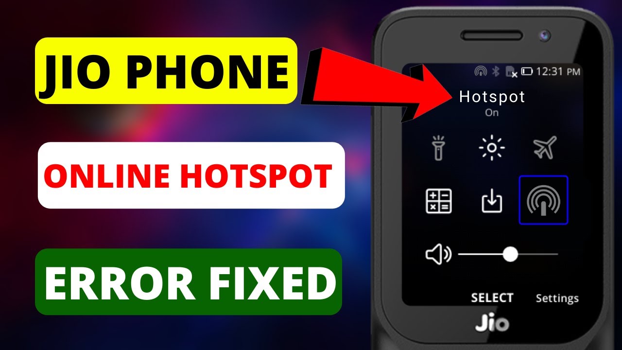 इस तरीके से चलाओ ONLINE HOTSPOT कोई भी PROBLEM नहीं आएगी How to Use Online Hotspot in JioPhone Hindi