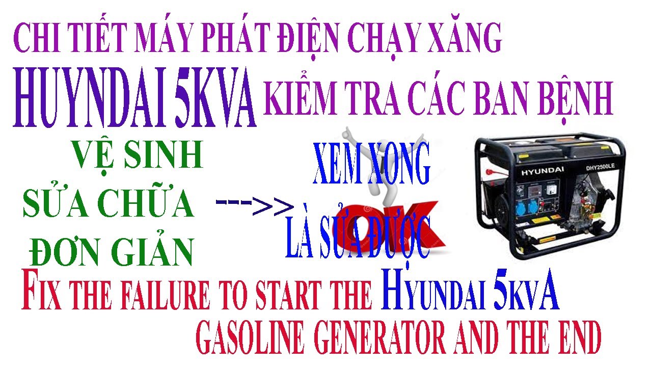 Gasoline generator details/Gasoline generator not starting cause and treatment direction/#pdnygenair