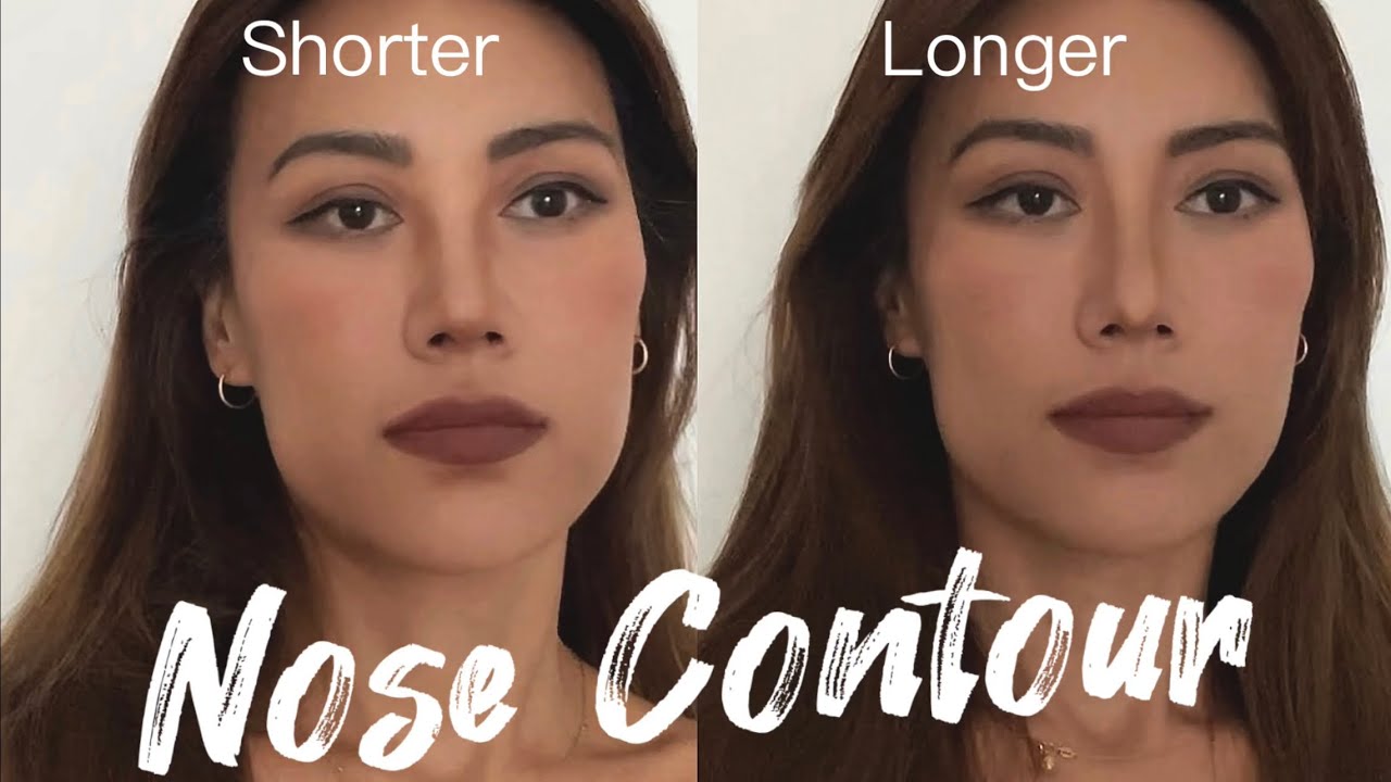 How I make my nose look shorter or longer w/makeup | Easy Nose Contour Tutorial 2024 |YesSheen
