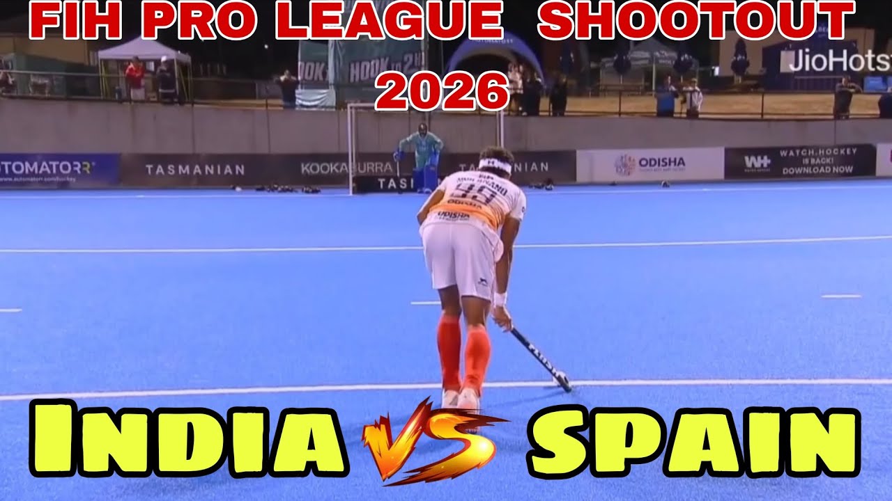  PENTALY SHOOTOUT // INDIA 🆚 SPAIN //. 2026 FIH PRO LEAGUE// AUSTRALIA 