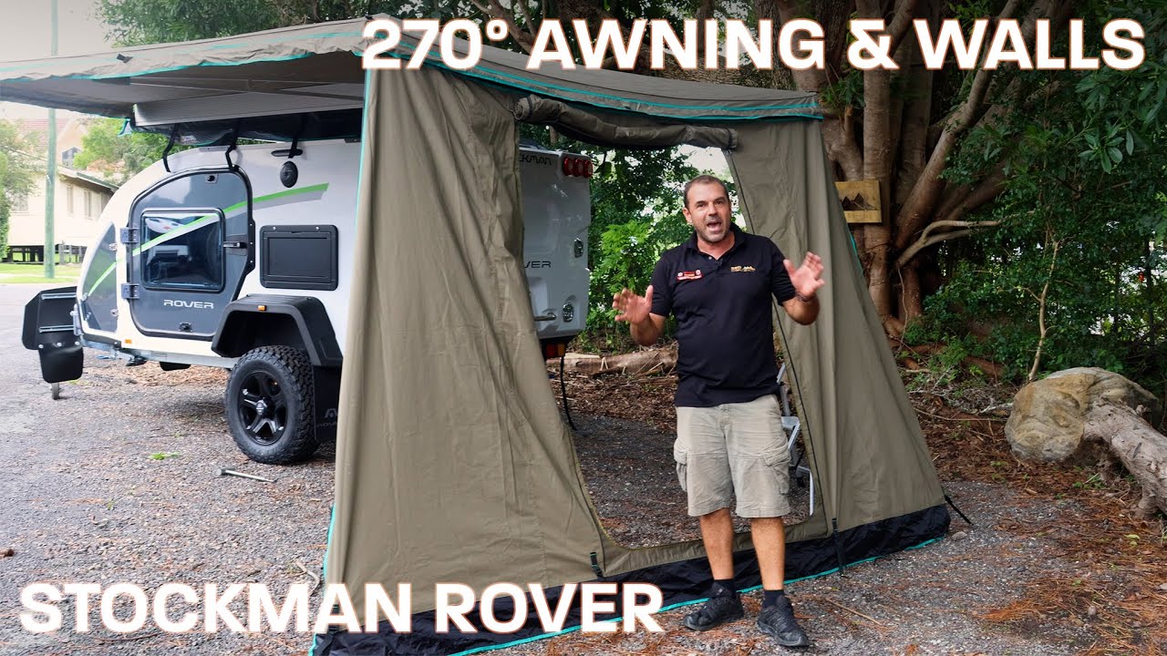 Transform Your Campsite: The Stockman Rover Awning & Walls Setup with SEQ Campers