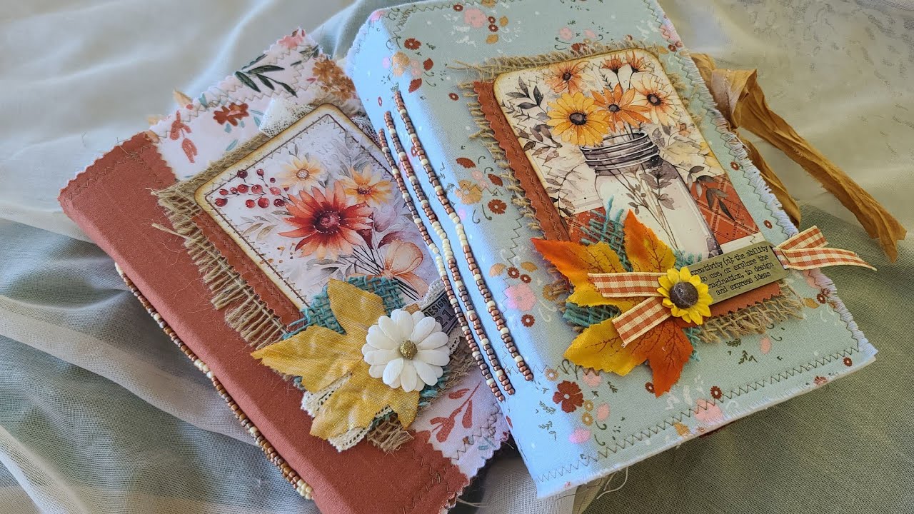 2 New Autumn Journals in My Shop! #journal #junkjournal #flipthrough