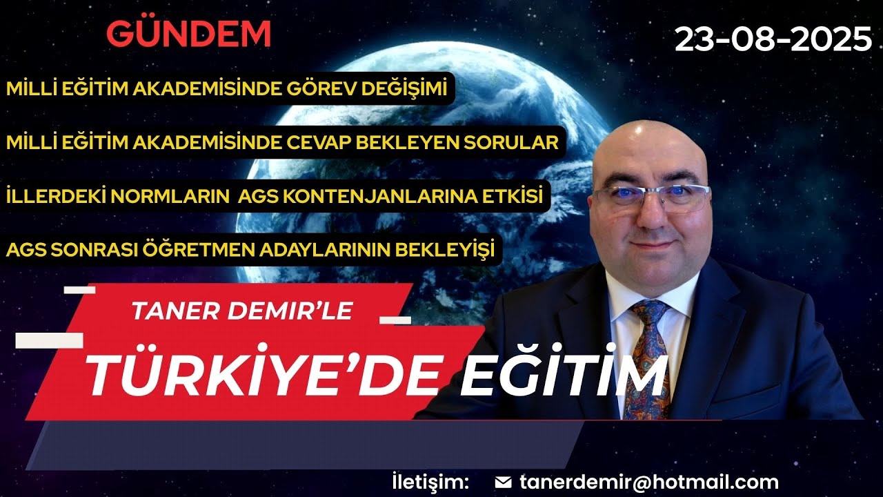 AGS 2025 Kontenjanlarına Etkisi, Milli Eğitim Akademisinde Görev Değişimi