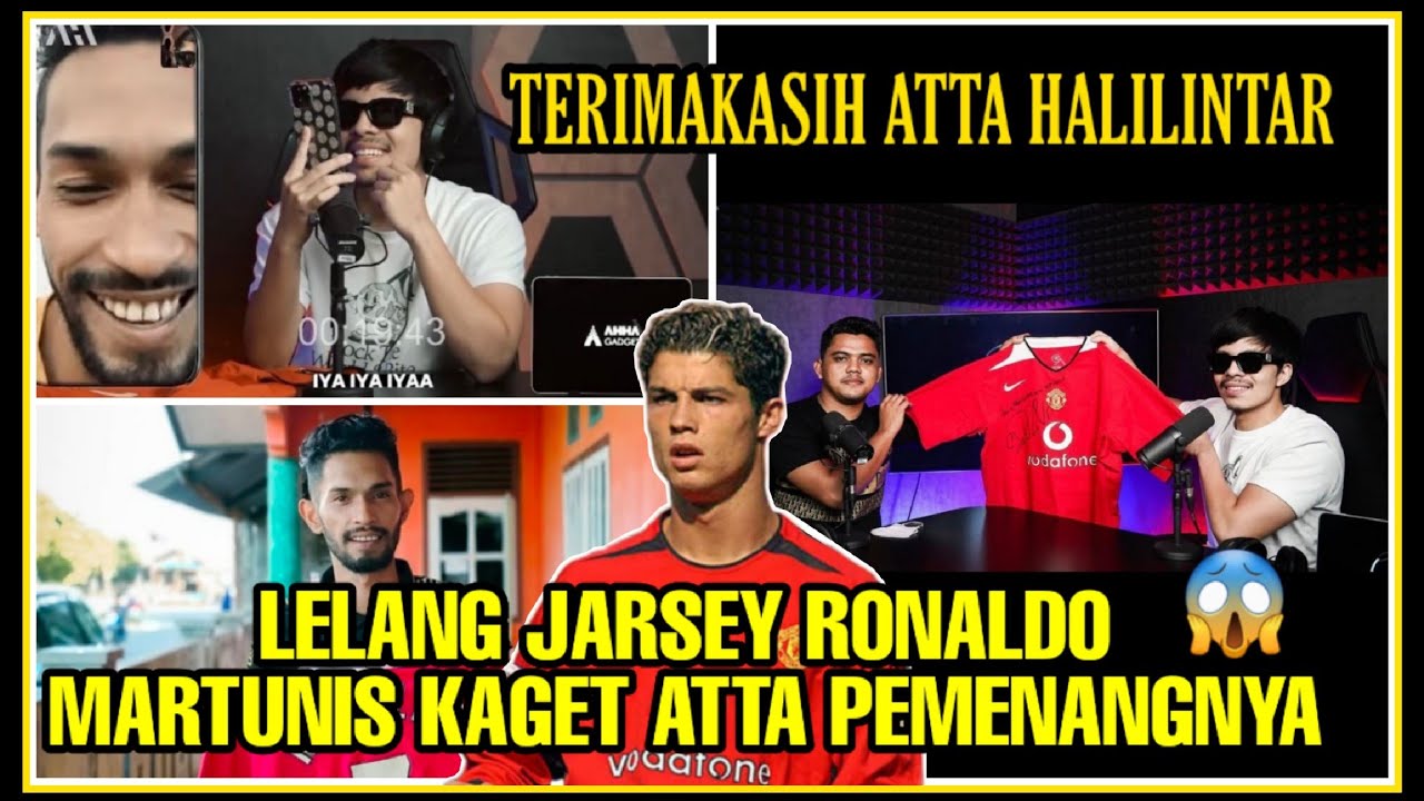 LELANG JARSEY RONALDO | MARTUNIS KAGET ATTA PEMENANGNYA