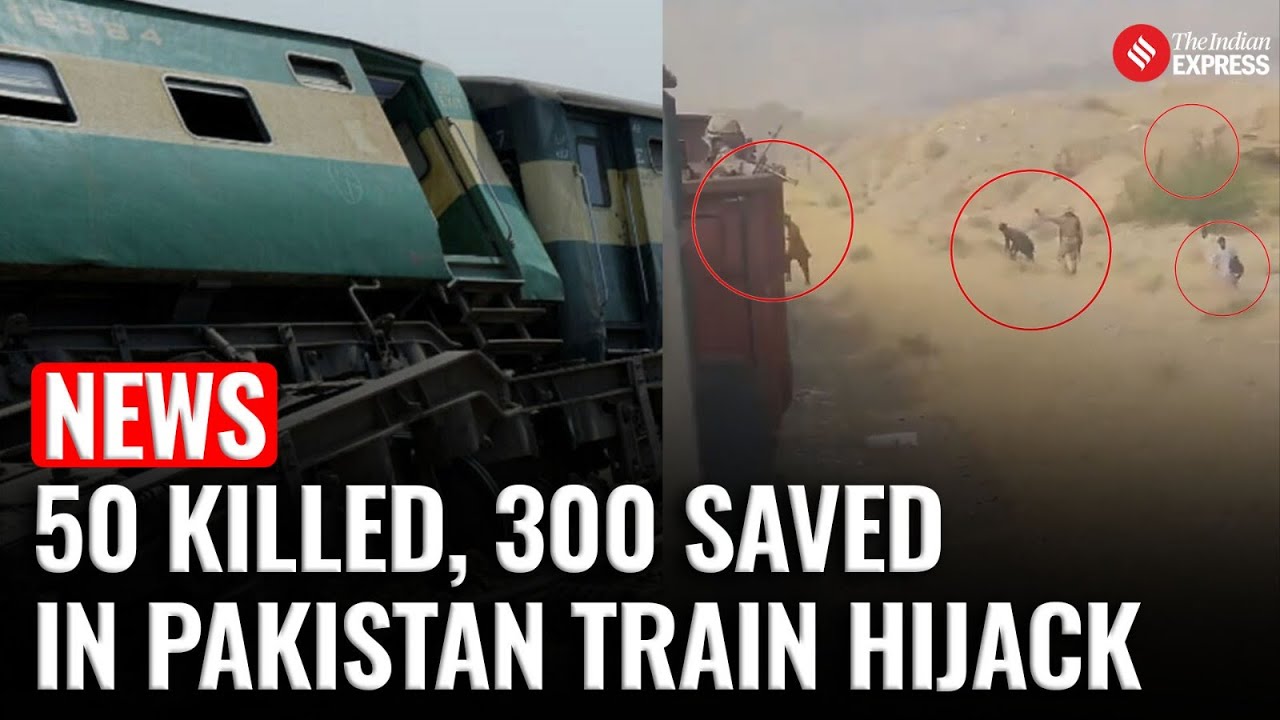 Jaffar Express Hijack Ends: 50 Dead, 300 Hostages Saved in Pakistan