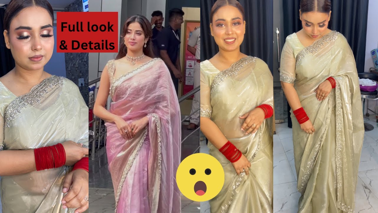Jimmy choo Viral Saree | Full Makeup & look Tutorial | By RGM salon & Academy | #viralsaree
