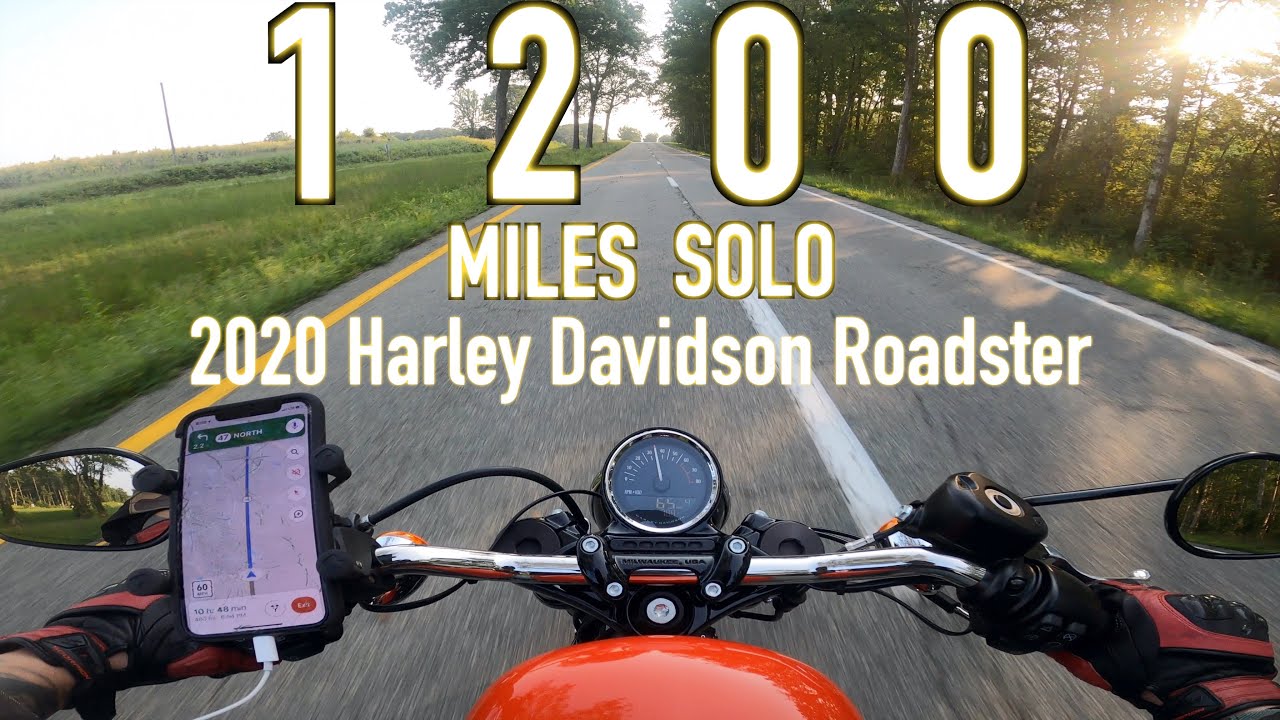 1200 MILE ROAD TRIP!! On A 2020 Harley Davidson Roadster!