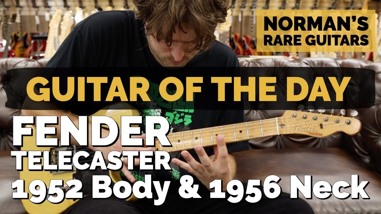Гитара дня: Корпус и гриф Fender Telecaster 1952 года выпуска | Редкие гитары Нормана