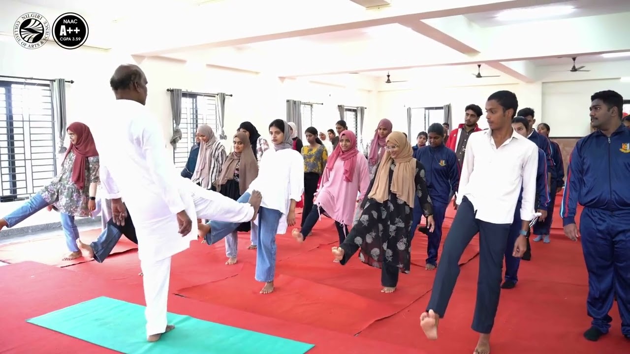 Nilgiri College Marks International Yoga Day — Where Mind Meets Body 🧘🌿