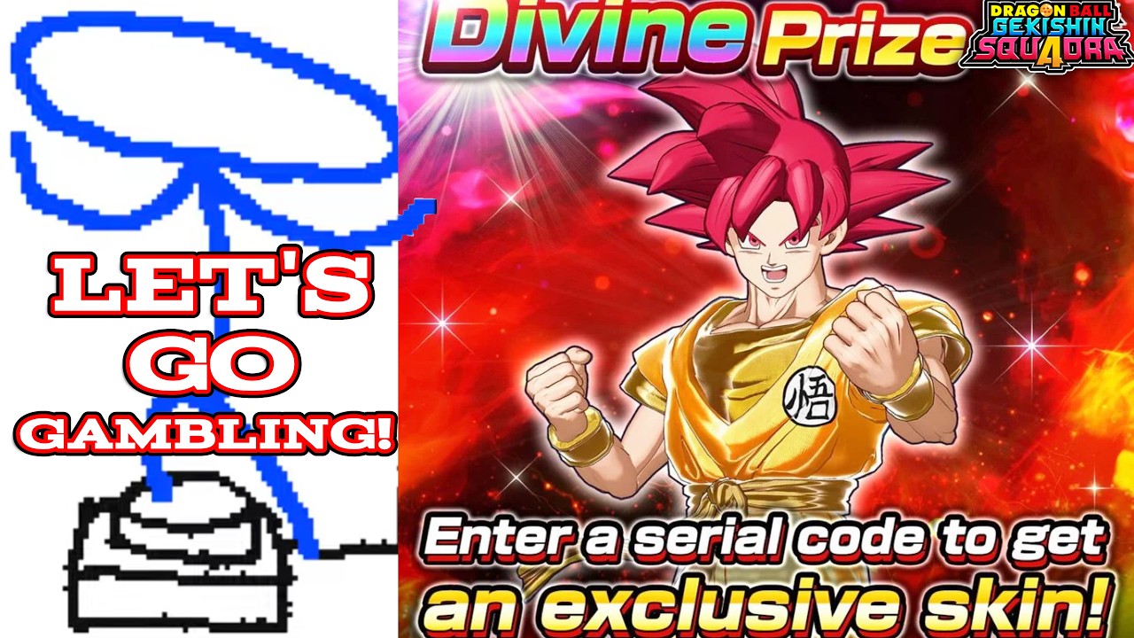 GOD GOKU SKIN LOCKED BEHIND RNG?? Half-Year Anniversary Social Media Campaign! (DB Gekishin Squadra)