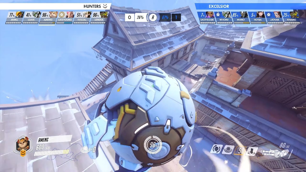 AMENG POV WRECKING BALL | Chengdu Hunters vs New York Excelsior | OWL S3 Week 24