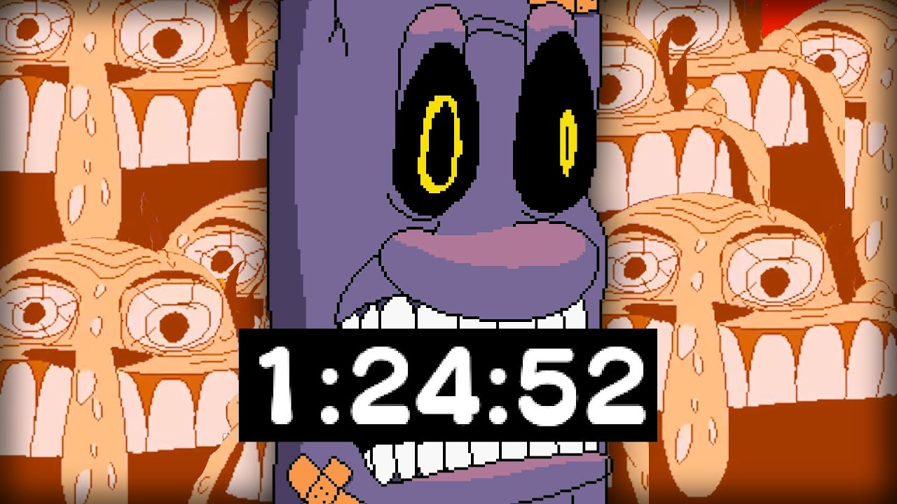 Pizza Tower John Gutter Speedrun (1:24:52) (FWR)