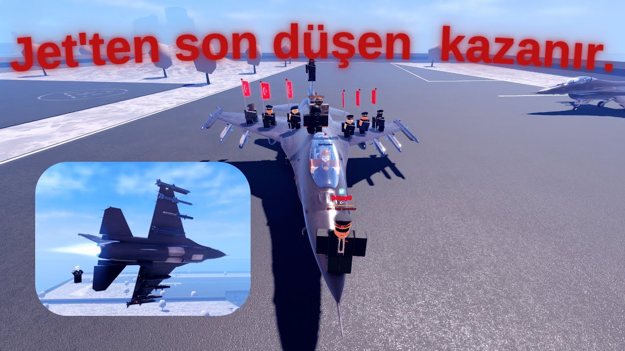 Jet'ten son düşen kazanır! | TA Turkish Armed Forces Roblox