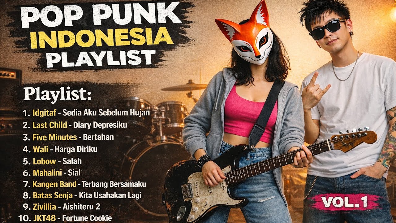 Pop Punk Playlist!! Vol.1 Kompilasi 10 lagu Pop Punk Cover Terbaik 2026⚡by Ginger & Chandtone 🤘🤘